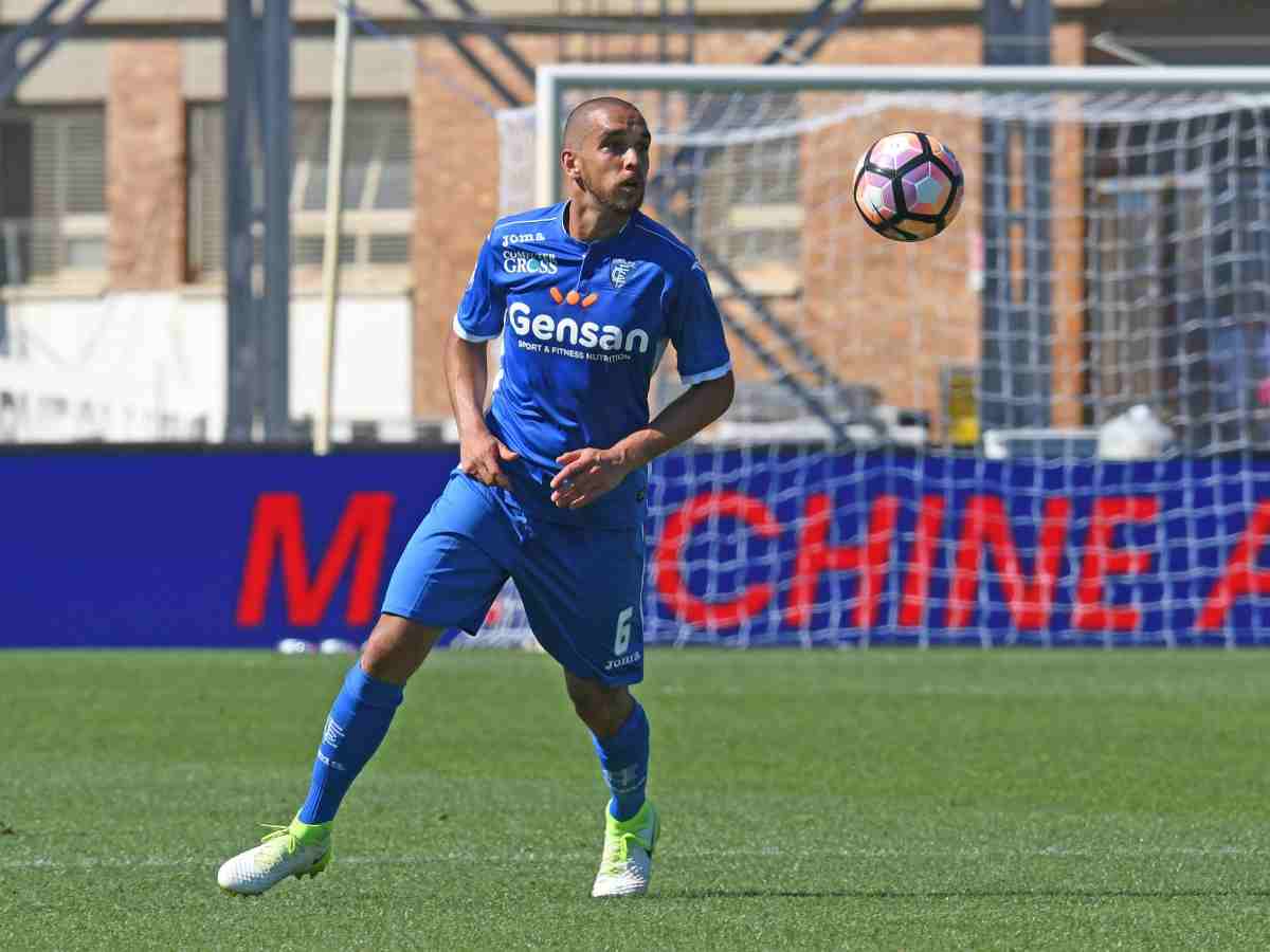 Giuseppe Bellusci con la maglia dell'Empoli
