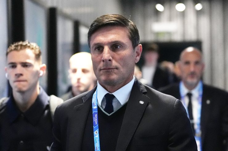 Javier Zanetti triste