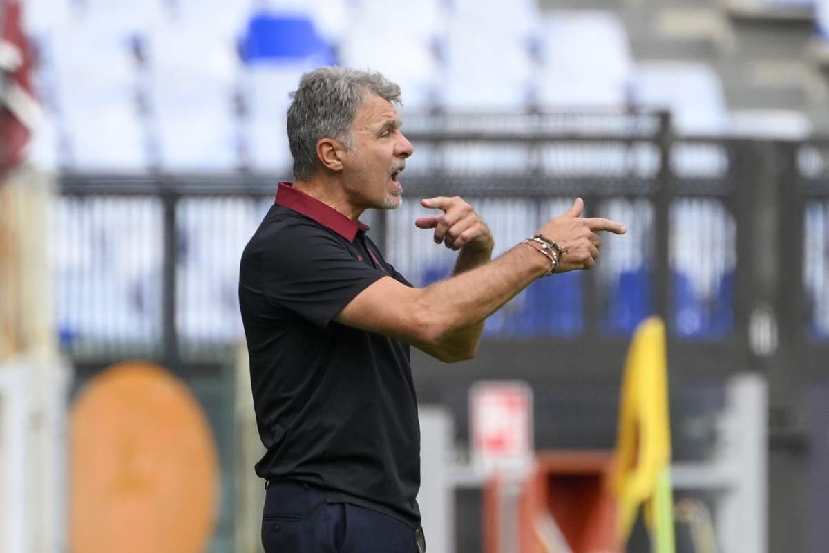 Marco Baroni dà indicazioni ai suoi giocatori